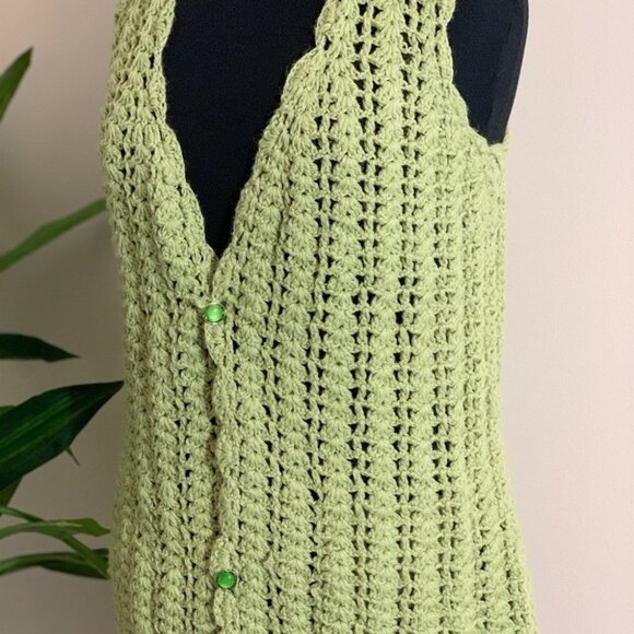 Inspire Jackets & Blazers - Crochet CARDIGAN | COVERUPS | YELLOW GREEN | BOHO